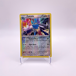 Pokemon TCG Lucario 63/124 Reverse Holo Rare XY Fates Collide Card - Image 4