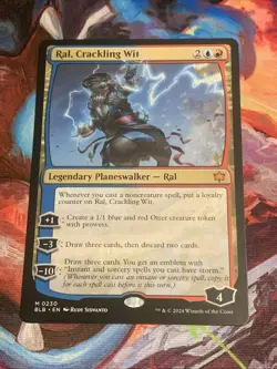 Ral Crackling Wit Bloomburrow Regular Card #230 Legendary Planeswalker Mint - Image 1