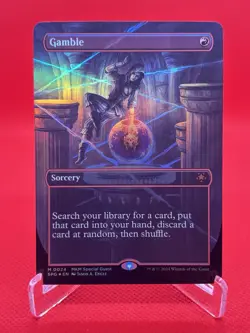 Gamble - Foil Handmade Playtesting Card! - Image 1