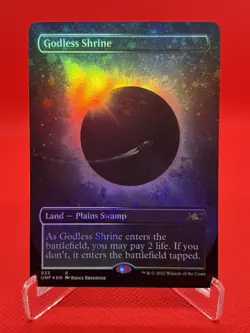 Godless Shrine - Galaxy Foil Handmade Playtesting Card! - Image 1