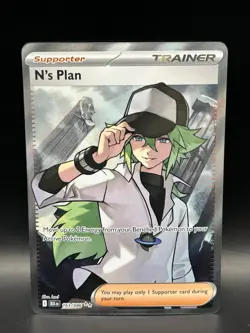 N's Plan 163/086 - Pokemon Black Bolt Card - NM - Image 1
