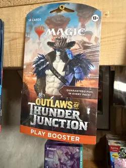 Magic The Gathering Outlaws of Thunder Junction Sealed Play Booster- Hanger - Image 1