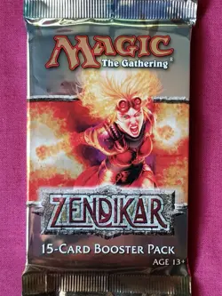 Magic The Gathering ZENDIKAR New Sealed Booster Pack MTG - Image 1
