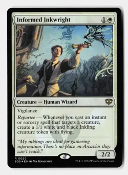 Informed Inkwright 20 Rare Secrets of Strixhaven Magic: The Gathering Foil NM - Image 1