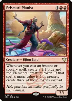 x1 Prismari Pianist R MTG Commander: Secrets of Strixhaven M/NM, English - Image 1
