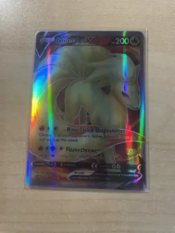 Fan Art - Pokemon TCG Ninetales V Ultra Rare 177/192 Rebel Clash 200 HP - Image 1