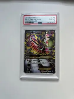 Pokemon 2015 XY Primal Clash M Gardevoir EX 156/160 Full Art Holo PSA 8 - Image 1