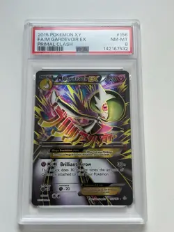 Pokemon 2015 XY Primal Clash M Gardevoir EX 156/160 Full Art Holo PSA 8 - Image 2