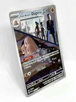 Team Rocket's Dugtrio 239/217 Illustration Rare IR Ascended Heroes Pokemon NM - Image 2