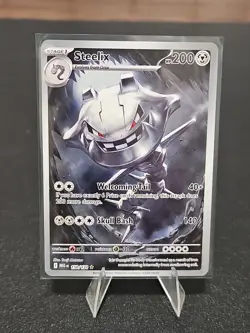 Pokemon Steelix 150/132 Mega Evolution Illustration Rare Full Art - NM/Mint - Image 1