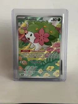 Pokemon Shaymin 185/182 SV10 Destined Rivals Illustration Rare Holo EN - Image 1