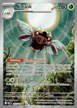Pokemon TCG ME01: Mega Evolution #137/132 Ninjask - Image 1