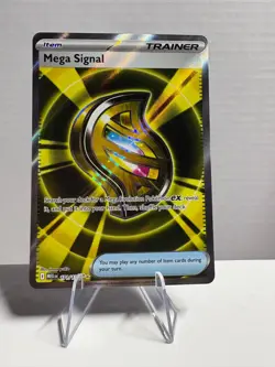 Pokemon TCG Full Art Trainer Mega Signal 171/132 Mega Evolution - Image 1