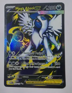 Pokemon TCG Holo Ultra Rare Full Art Mega Absol EX 161/132 - Image 1