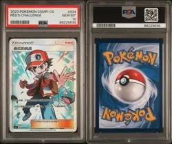 Red's Challenge: 2023 Pokemon CSMPi S. Chinese #034 - PSA 10 - Image 1