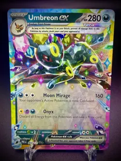 🌗 Pokemon TCG Umbreon EX 60/131 Double Rare Prismatic Evolutions 🌗 - Image 3