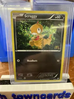 Scraggy 10/12 McDonald's 2012 Promo DAMAGED - Image 1