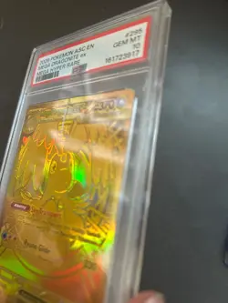 Pokemon Ascended Heroes Gold mega Dragonite ex PSA 10 SMALL DAMAGE, PLEASE SEE - Image 2