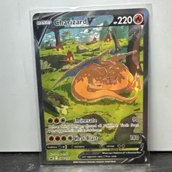 Charizard V SWSH260 Pokemon Full art 2022 Promo Hp220 Holo Sword and Shield - Image 1