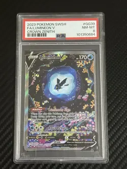 Lumineon V Full Art 2023 Pokemon #GG39 - Crown Zenith SWSH - PSA 8 NEAR MINT!! - Image 1