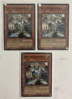 Konami Yu-Gi-Oh! Wulf, Lightsworn Beast LODT-EN023 1st Edition x3 ENG - Image 1