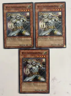 Konami Yu-Gi-Oh! Wulf, Lightsworn Beast LODT-EN023 1st Edition x3 ENG - Image 2