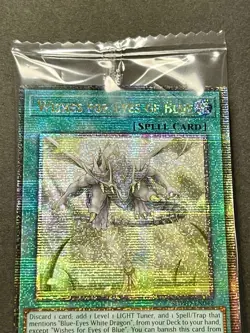 Wishes For Eyes Of Blue | MISCUT Quarter Century Secret Rare | SEALED! | YuGiOh! - Image 4