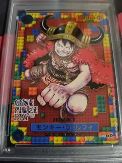 Bandai One Piece Day '25 Monkey D. Luffy #110 JP Foil Promo PSA 10 - Image 3