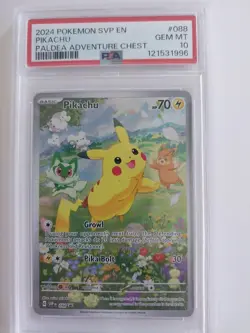 Pikachu 088 Sv: Scarlet & Violet Promo Cards Holo PSA 10 - Image 1