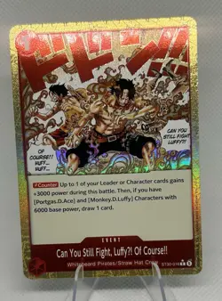 Can You Still Fight Luffy Of Course C ST30-016 [PAR] START Luffy Ace ONE PIECE - Image 1