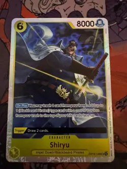 Shiryu OP16-108 Super Rare The Time of Battle One Piece Near Mint - Image 1