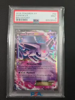 Pokemon Espeon EX Holo Ultra Rare TCG Card 52/122 - Image 1