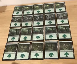 Forest (Green) - Basic Lands x20 Cards - Magic the Gathering MTG M20 Excellent - Image 1