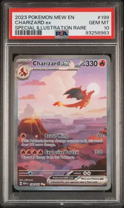 PSA 10 CHARIZARD ex 199/165 | 151 Special Illustration Rare Pokemon Card - Image 1