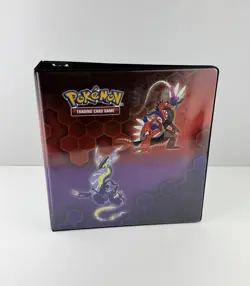 Koraidon & Miraidon 2” 9 Pocket Trading Card Album for Pokemon - Image 1