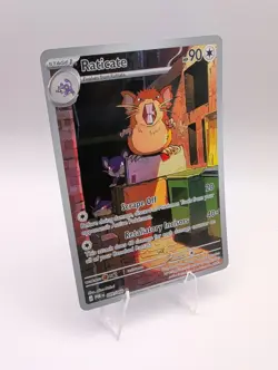 Raticate - 099/088 Illustration Rare English Perfect Order Pokemon Card NM - Image 1