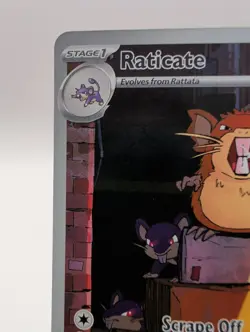 Raticate - 099/088 Illustration Rare English Perfect Order Pokemon Card NM - Image 5