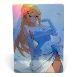 Konosuba Darkness Goddess Anime Waifu ACG Foil Card - Image 1