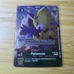 Pulsemon Digimon Trading Card BT16-039 C NM Foil - Image 1