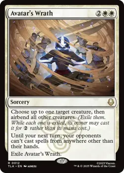 Avatar's Wrath 12 Rare Avatar: The Last Airbender Magic: The Gathering Near Mint - Image 1