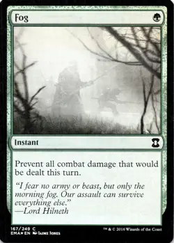 Fog (FOIL) 167 Eternal Masters Magic: The Gathering Near Mint - Image 1