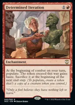 MTG Determined Iteration, NM-Mint, English Commander: Streets of New Capenna - Image 1