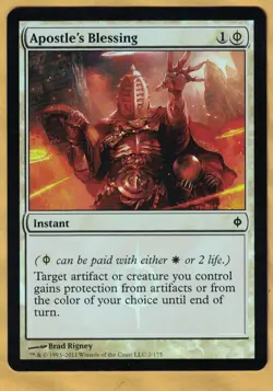 Foil - Apostle's Blessing (New Phyrexia, English, Common, 2011) MTG - Image 1