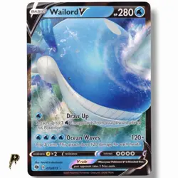 2020 Pokemon Champions Path Wailord V 013/073 Ultra Rare Holo NM - Image 1