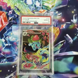 2025 POKEMON MEG EN-MEGA EVOLUTION ILLUSTRATION RARE #134 IVYSAUR PSA 10 - Image 1