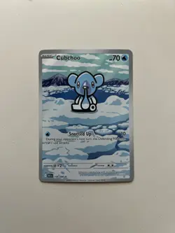 Cubchoo 109/086 Holo Illustration Rare Black Bolt Pokemon Near Mint TCG - Image 1
