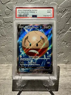 ⚡Hisuian Electrode V 172/196⚡ Pokemon TCG Lost Origin 💎PSA 9 MINT💎 - Image 1
