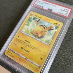 Pokemon - 2020 Sword & Shield Base Set Pikachu #065 - PSA 10 - GEM MINT - Image 3