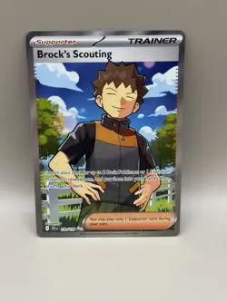 Pokemon Brock's Scouting #179/159 English Journey Together Ultra Rare Full Art - Image 1