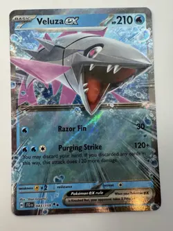 Pokemon TCG Journey Together Veluza EX 043/159 Near Mint - Image 1